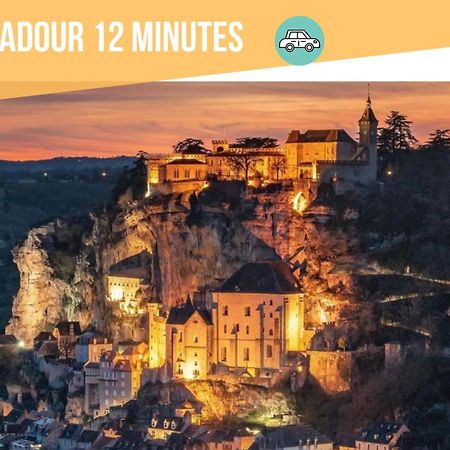 Au Grand Bonheur - Gite Padirac - Rocamadour Miers Exteriör bild